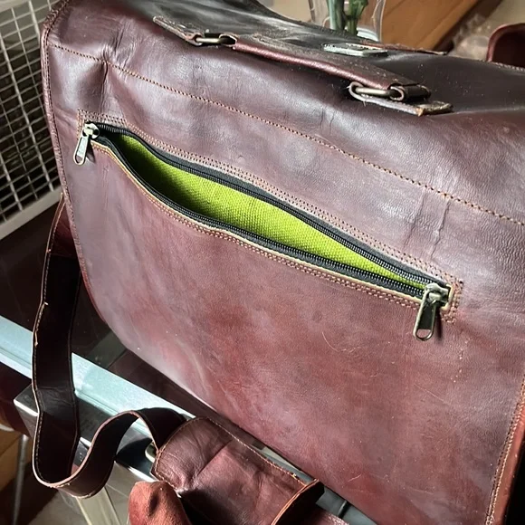 Leather Satchel Bag - Picture 5 of 12